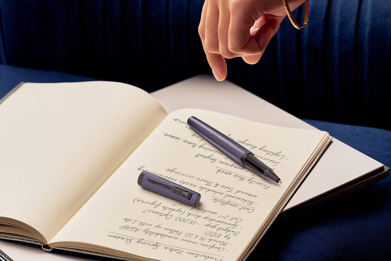 Parker Meridian Blue Lacquer Bt Rollerball Pen 2247780 12