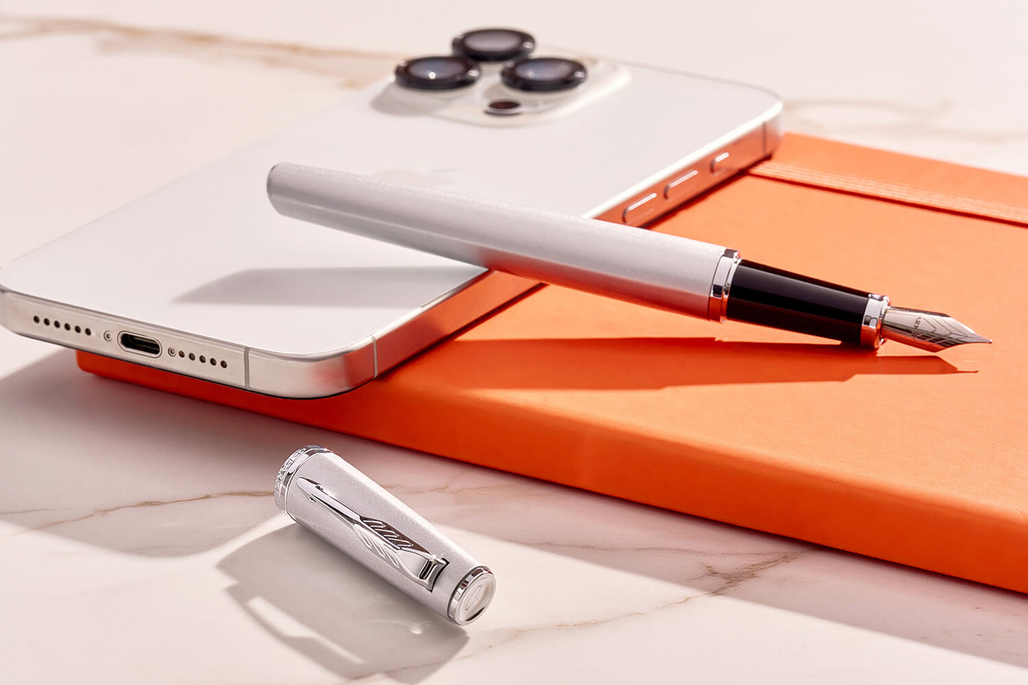 Parker Meridian Chrome Ct Fountain Pen 2231388 11
