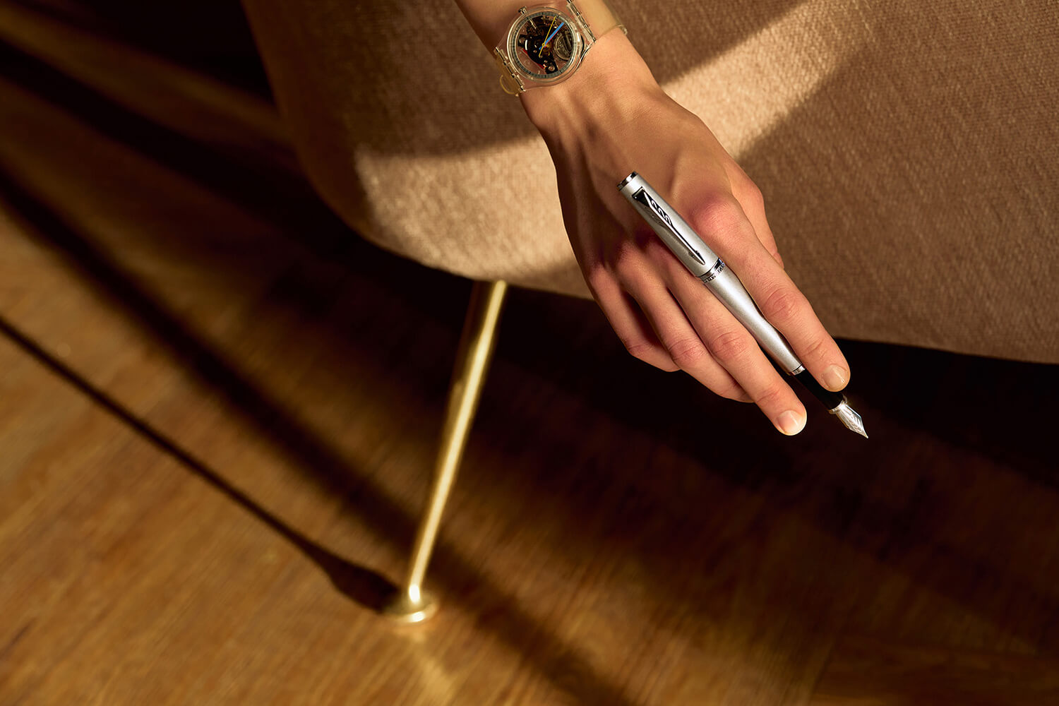 Parker Meridian Chrome Ct Fountain Pen 2231388 12