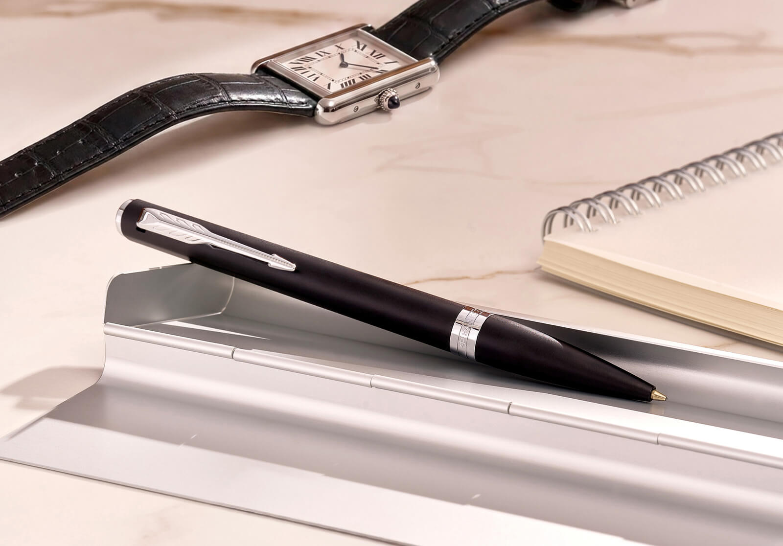 Parker Meridian Matte Black Lacquer Ct Ballpoint Pen 2231407 12