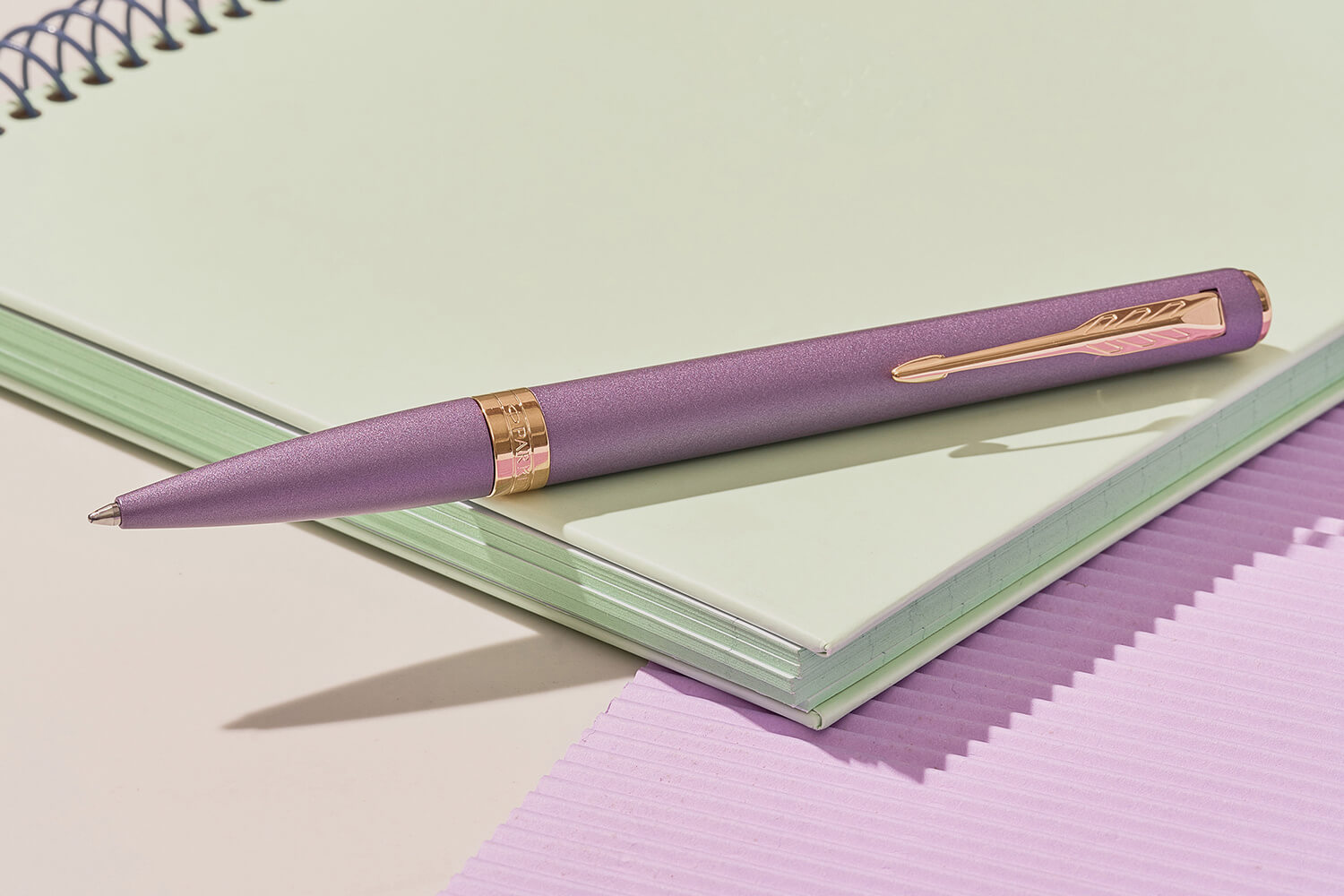 Parker Meridian Puple Lacquer Gt Ballpoint Pen 2247765 11