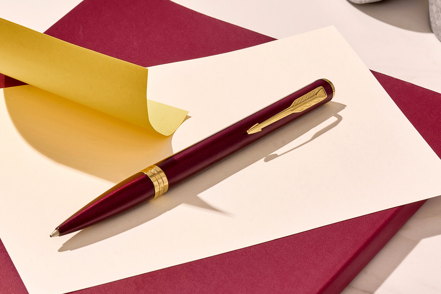 Parker Meridian Red Lacquer Gt Ballpoint Pen 2231415 12