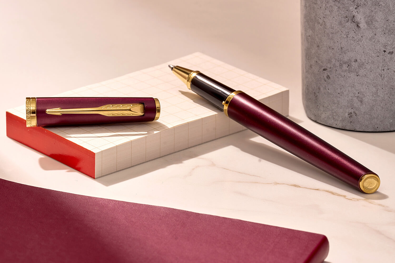 Parker Meridian Red Lacquer Gt Rollerball Pen 2231414 11