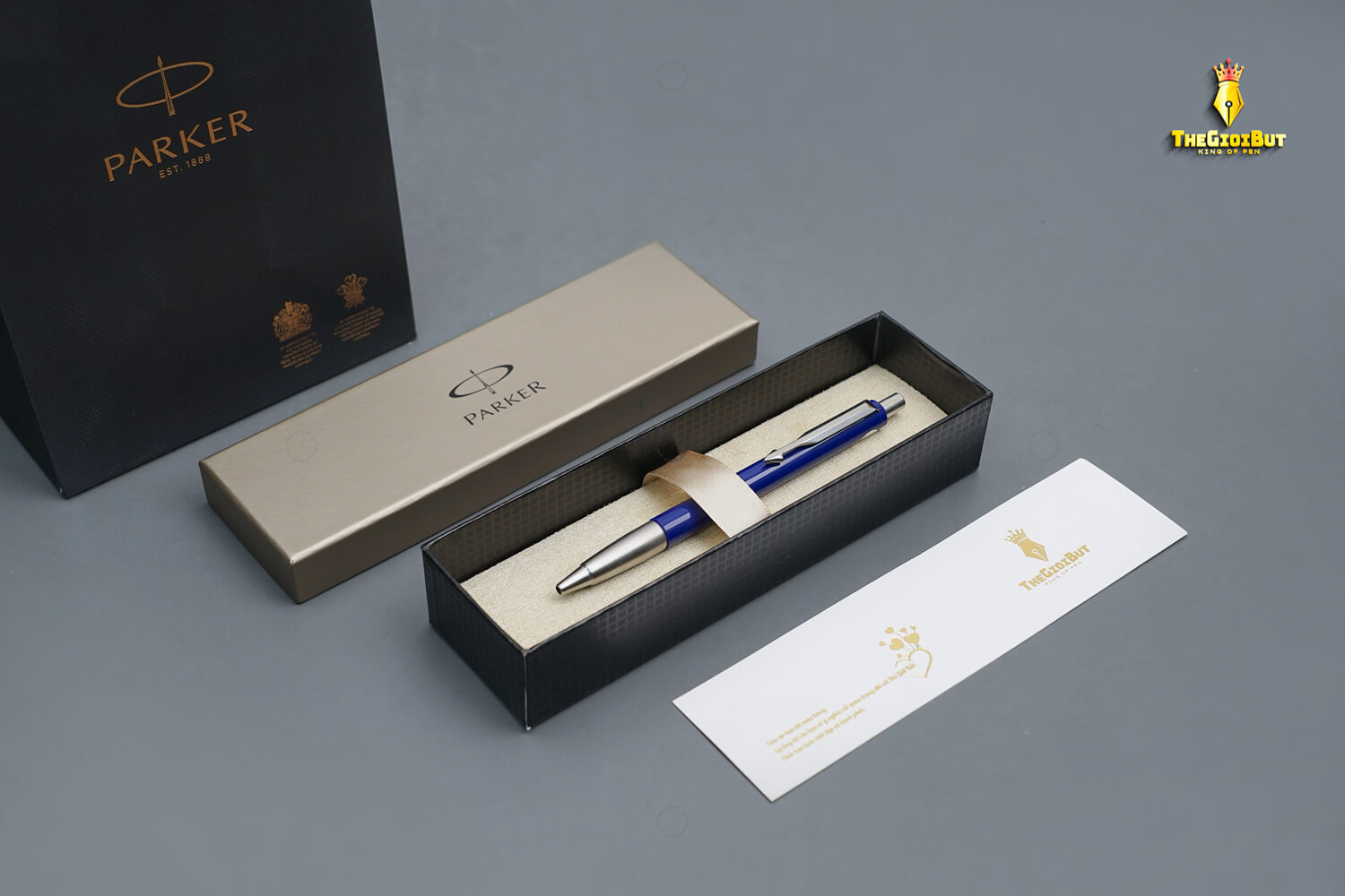 Parker Vector Standard Blue Ct Ballpoint Pen S0705360 Box
